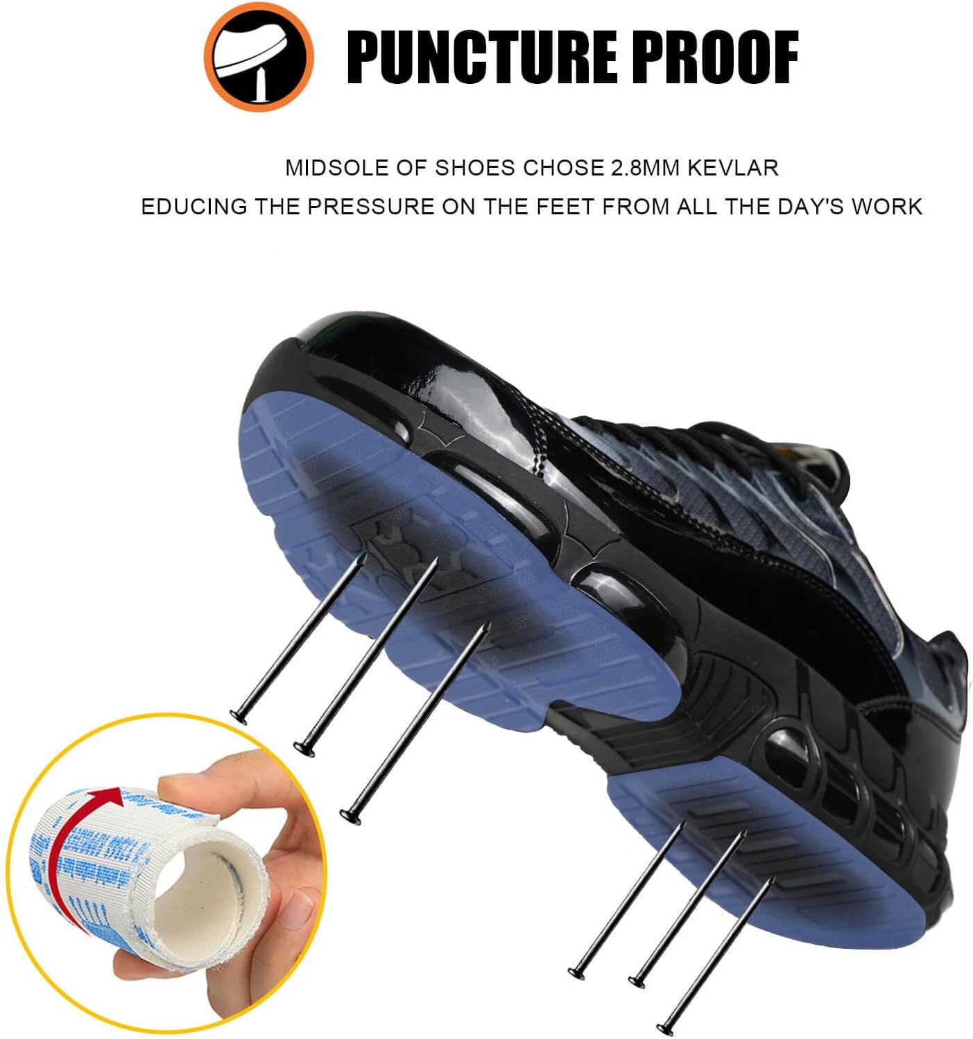 Ultra-Lightweight Steel Toe Safety Sneakers