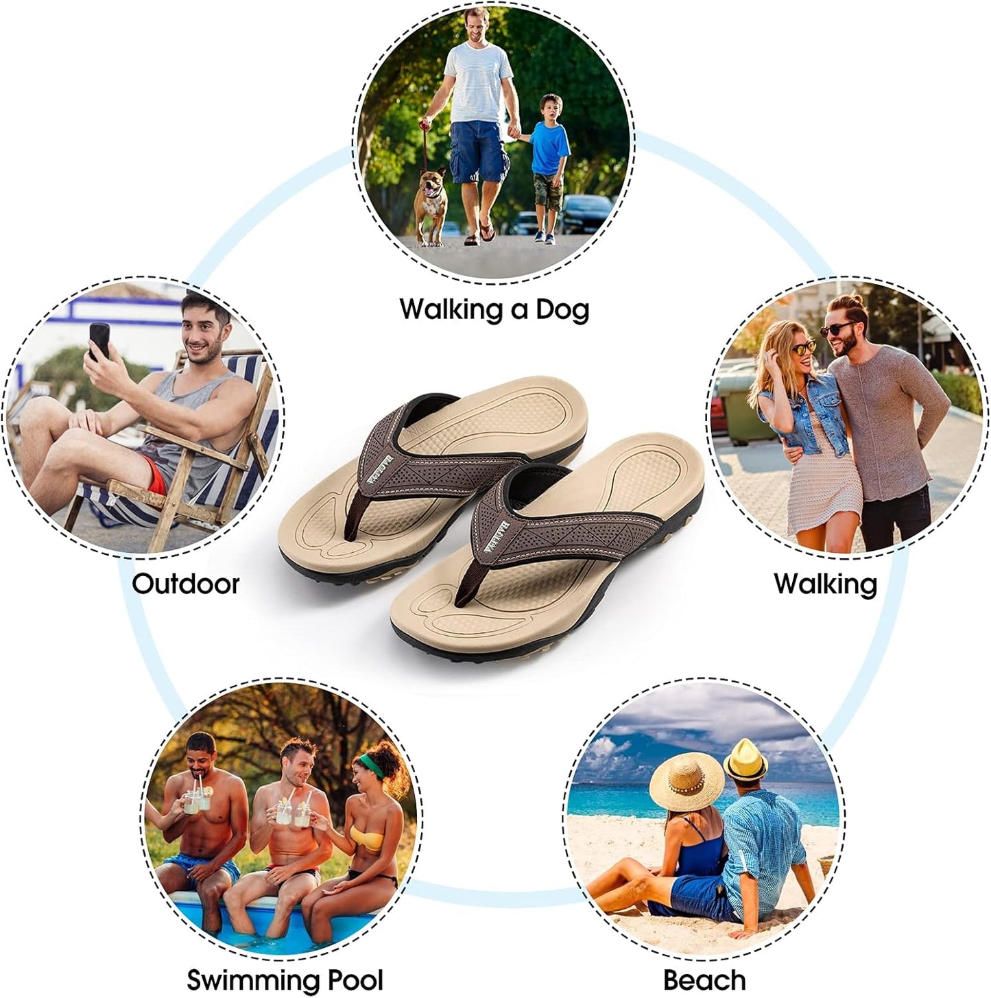 Rugged Arch Support Sport Sandals