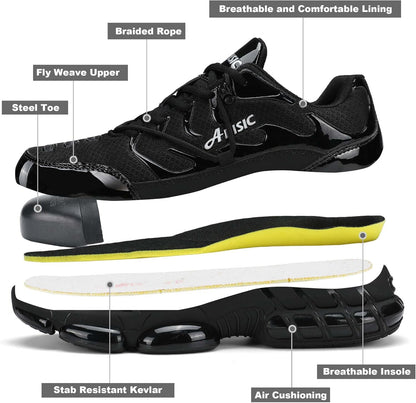 Indestructible Air-Cushioned Steel Toe Sneakers