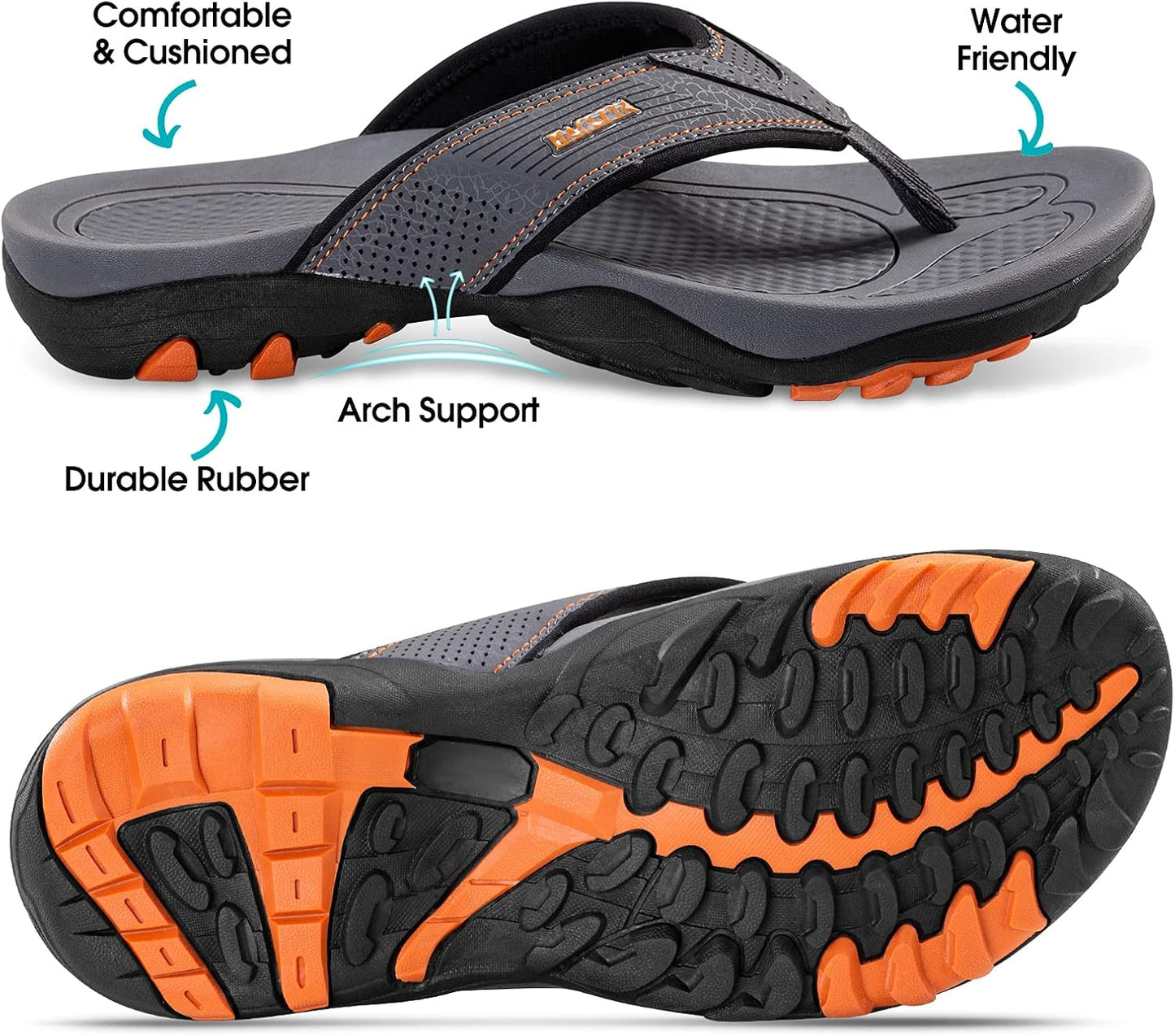 Premium Leather Arch Support Sandals